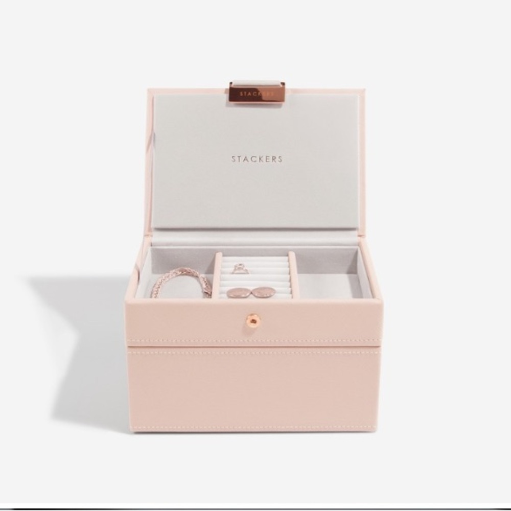 New Stackers rose/rose gold jewelry box